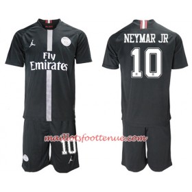 Maillot/Tenue Paris Saint Germain Neymar Jr 10 Jodan Noir Enfant Troisieme 2018/2019